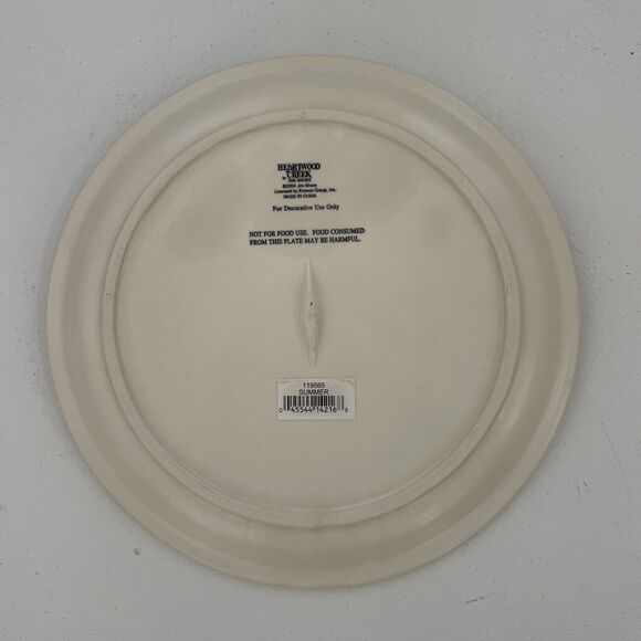 Jim Shore Heartwood Creek Summer ANGEL Collector Plate Country Farmhouse Decor - Picture 6 of 8